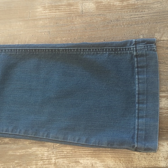 KIMES RANCH Women's Lola Dark Indigo Trouser Cut Flare Jeans jeans sz 6x36L EUC - Picture 10 of 16